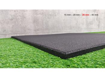 Lot de 6 dalles de sol en caoutchouc de 24 mm pour espace training - LEVEL access