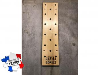 Peg Board en Frêne | Vue de face | 100% Made In France - LEVEL addict