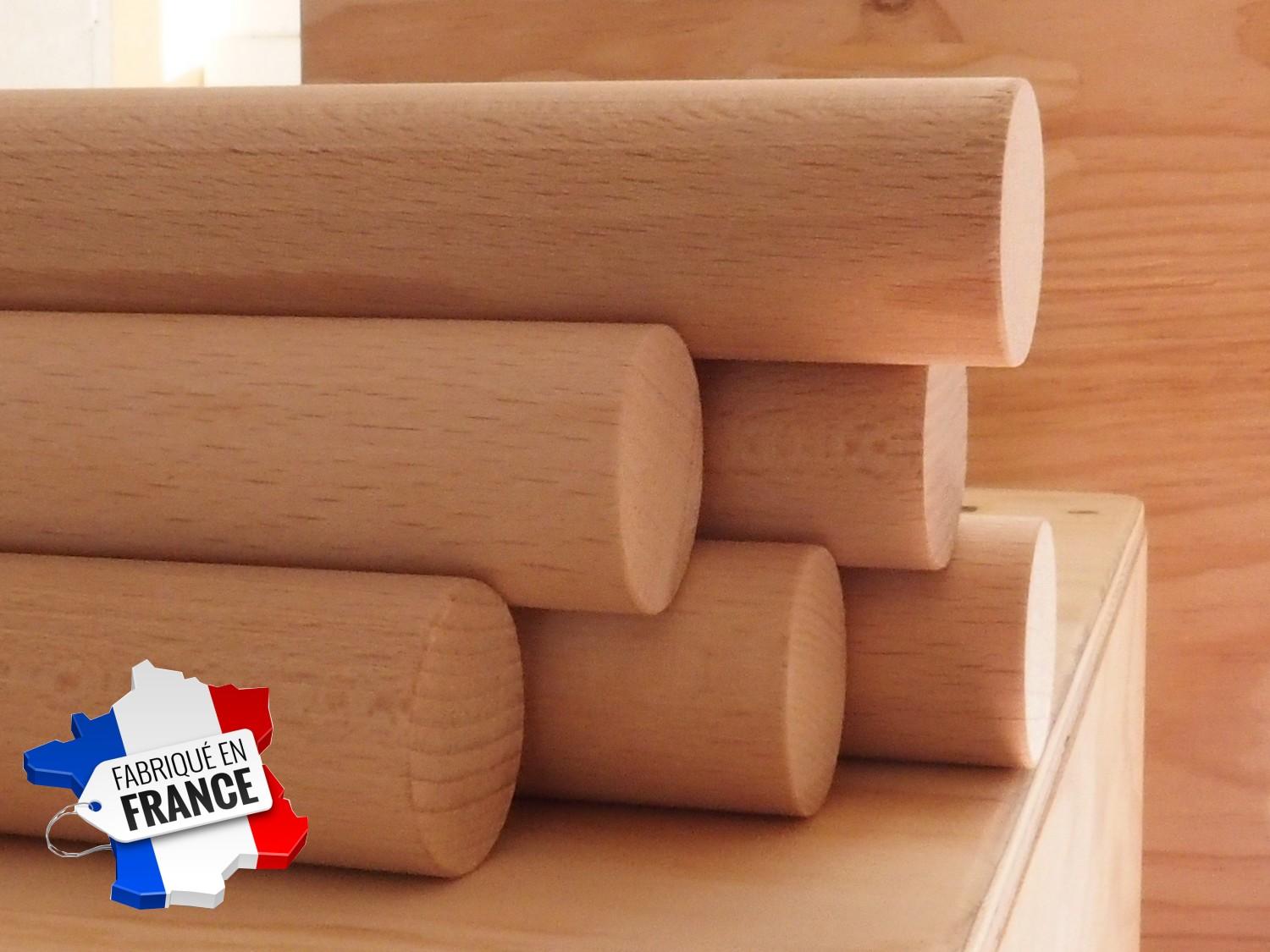 Chevilles en bois pour Peg Board | Vue de côté no 1 | 100% Made In France | | LEVEL addict