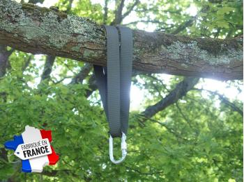 Fixation pour corde à grimper 80 cm accrochée à un arbre| LEVEL addict