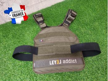 Nouveau gilet LEVEL addict - l'ECOVEST - plus économique mais toujours Made In France - vue de face