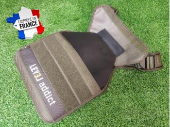 Nouveau gilet LEVEL addict - l'ECOVEST - plus économique mais toujours Made In France - système d'insertion rapide des plaques