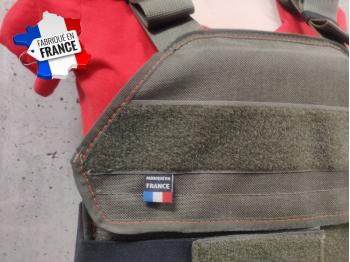 Nouveau gilet LEVEL addict - l'ECOVEST - plus économique mais toujours Made In France - vue de la bannière tricolore :-)