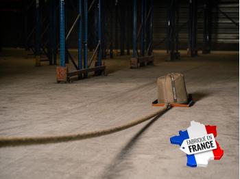 Corde de tirage qui tracte un strongbag