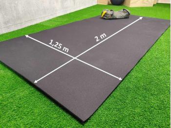 Dimensions des tapis en caoutchouc