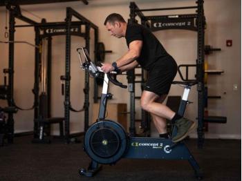 BikeErg concept 2 - homme en action