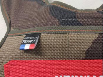 Veste lestée camouflage | Gilet lesté camouflage | Militaire | logo | Made in France | Qualité française |  LEVEL addict