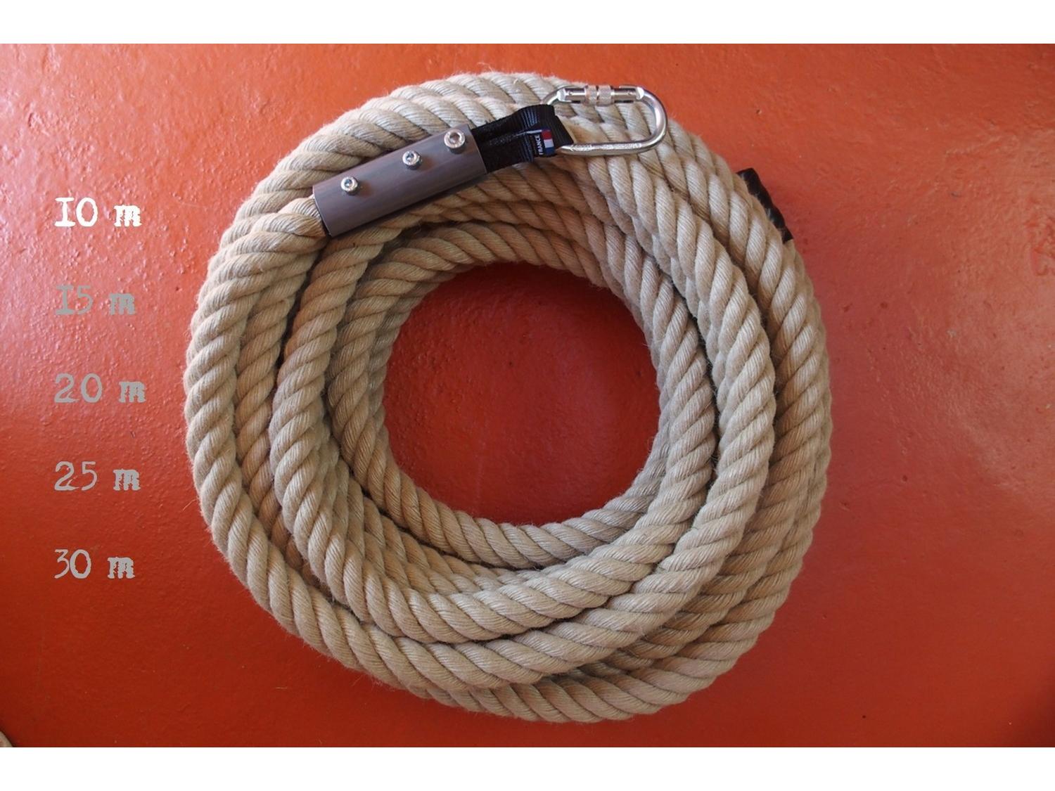 Corde de tirage de 10 m en polypropylène | LEVEL addict Corde de tirage de 10 m en polypropylène | LEVEL addict
