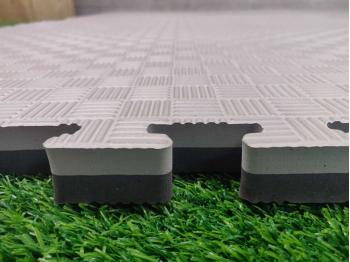 2 cm Tapis de Sol Sport - 1m² Tapis Fitness - 4 Dalles 50x50 - Défauts  Visuels