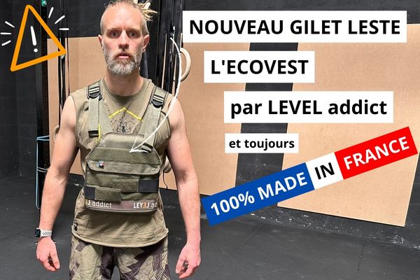 Nouveau Gilet Lesté ECOVEST LEVEL addict 100% Made In France