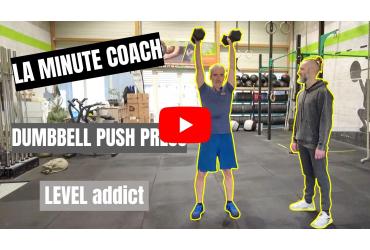 Comment bien faire son Dumbbell Push Press ? - La Minute Coach !
